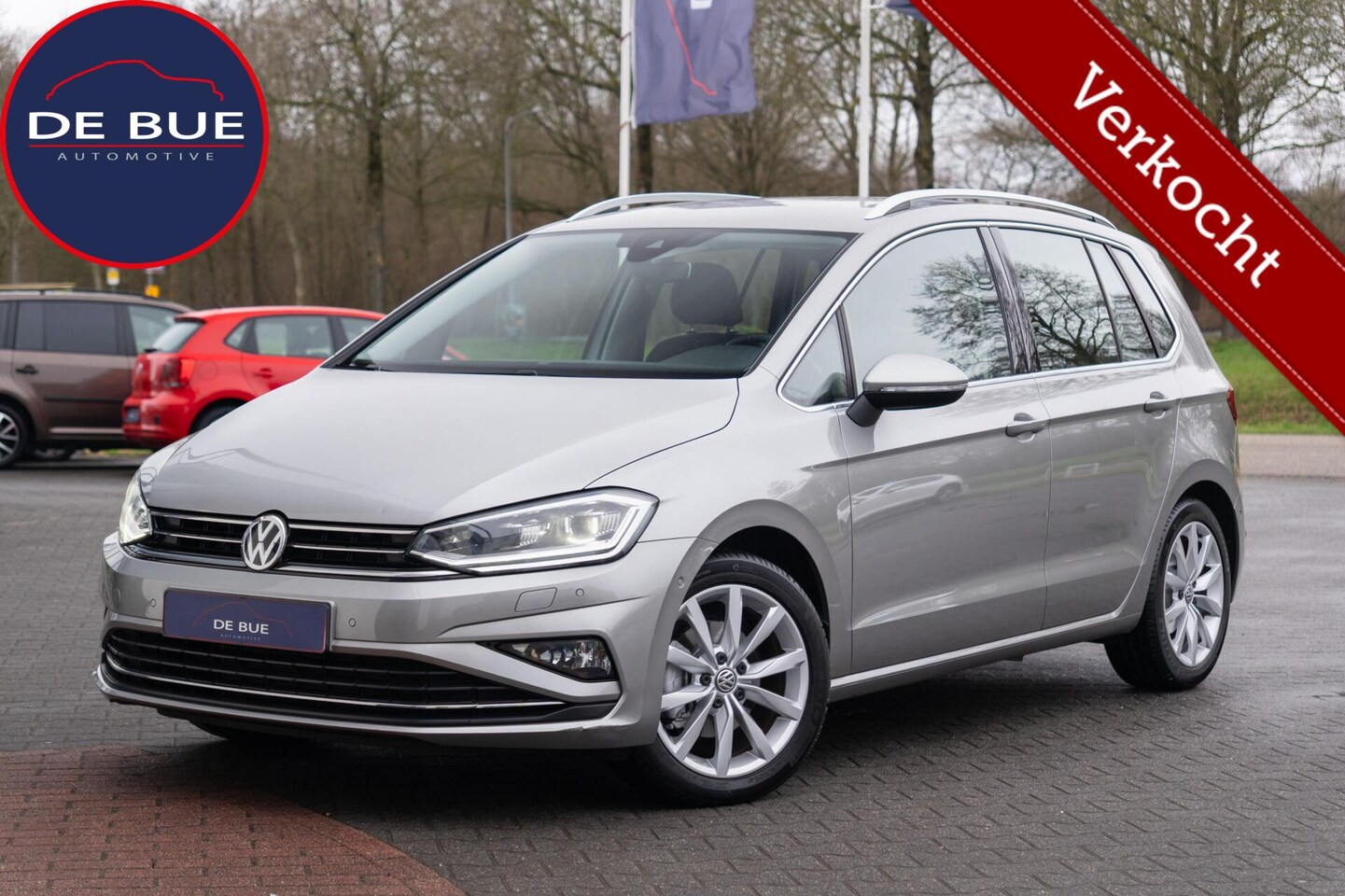 Volkswagen Golf Sportsvan - 1.5 TSI ACT Highline|Org NL NAP|1ste Eig|LED|Leder|Trekhaak|CarPlay|ACC|DAB|Dealer Onderho - AutoWereld.nl