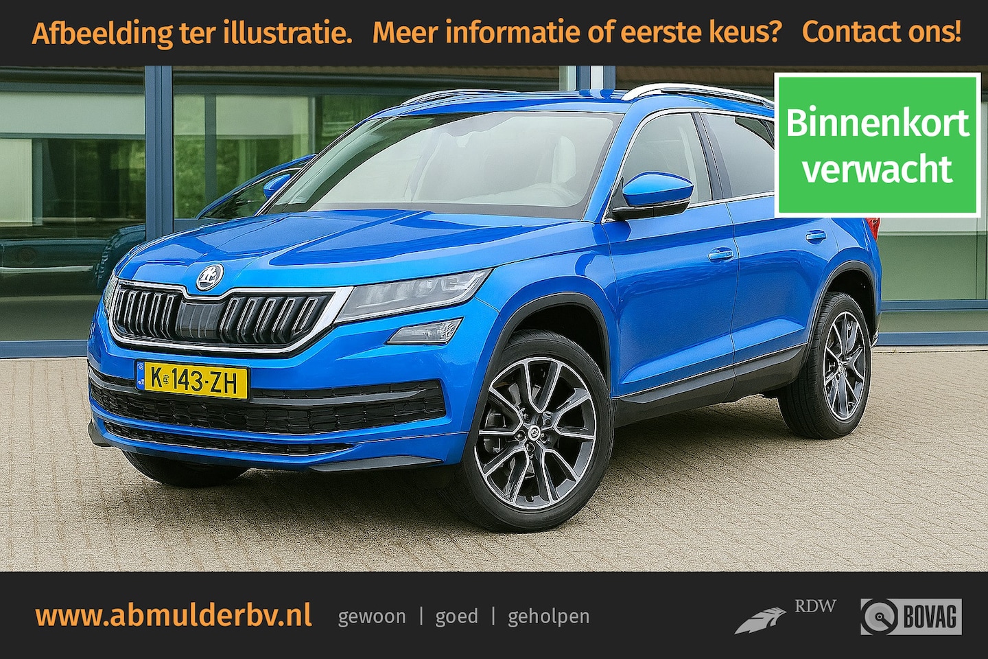 Skoda Kodiaq - 1.5 TSI 150PK Sportline Business DSG Automaat | Org. NL | BOVAG Garantie | Unieke KM-stand - AutoWereld.nl