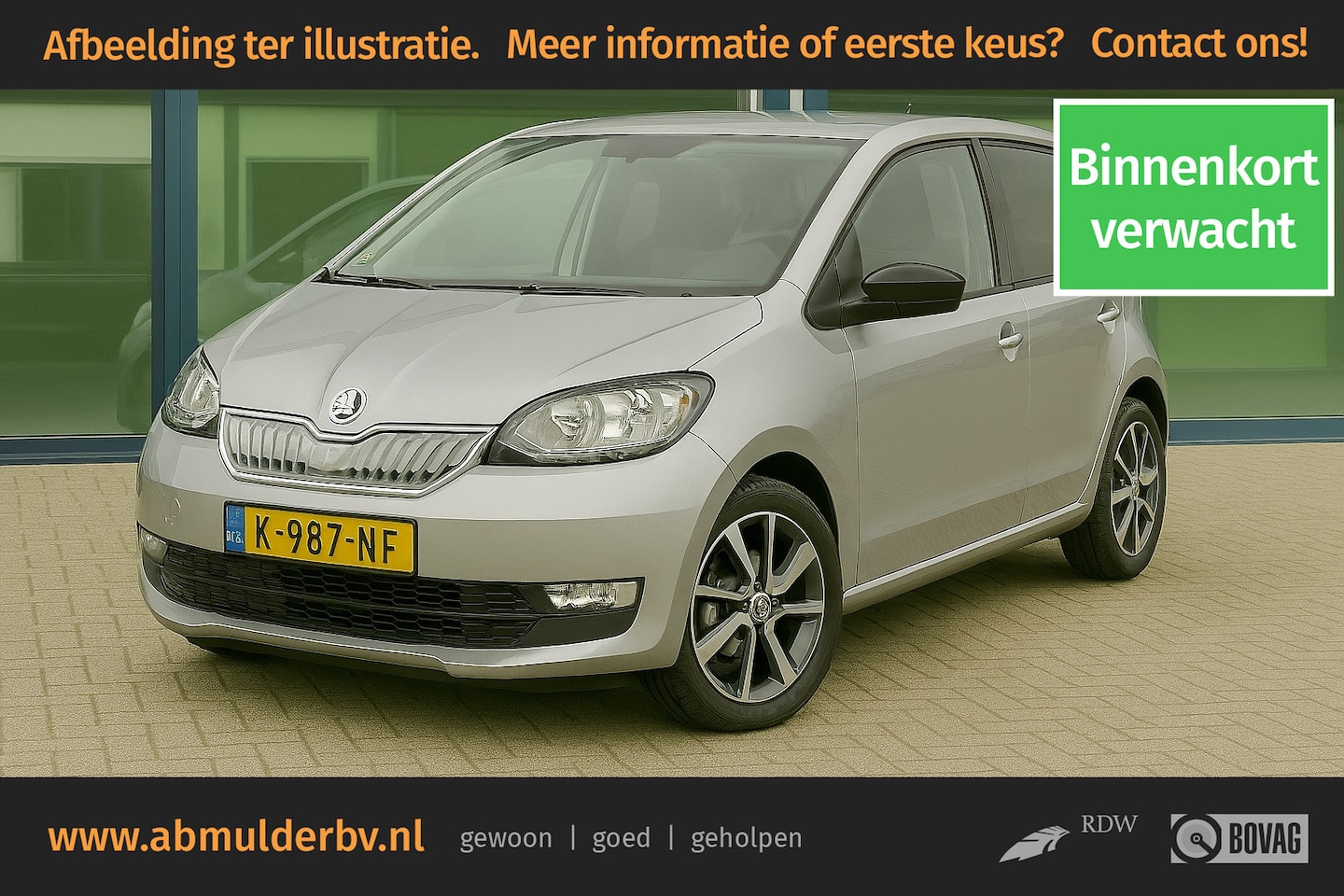 Skoda Citigo e-iV - EV Style | Org. NL | BOVAG Garantie | PDC Achter | Stoelverwarming | Multifunctioneel Stuu - AutoWereld.nl