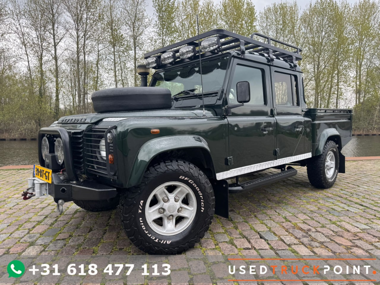 Land Rover Defender 130 - TD5 / Airco / Dubbele Cabine / Grijs kenteken / NL Geleverd - AutoWereld.nl