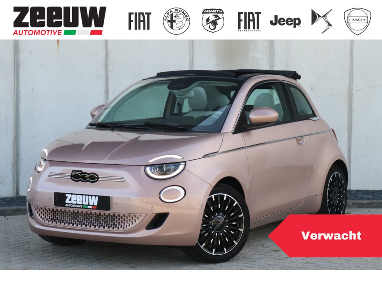 Fiat 500e - Cabrio La Prima by Bocelli 42 kWh | JBL | Winter | Camera | 17" - AutoWereld.nl