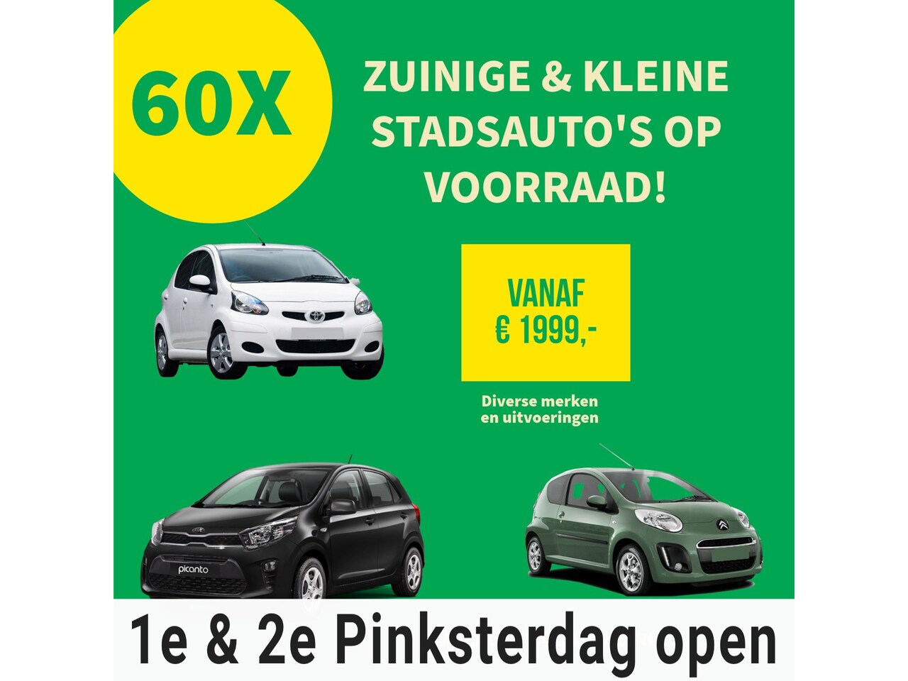 Kia Picanto - 60 kleine auto’s op voorraad zie beschrijving - AutoWereld.nl