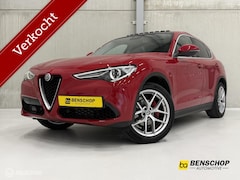 Alfa Romeo Stelvio - 2.0 T AWD First Edition Alfa Rosso Panodak Leer Navi Memory 20 inch