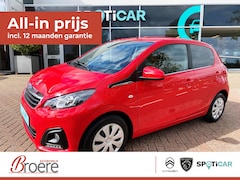 Peugeot 108 - 1.0 VTi 72pk 5D Active M5 Bluetooh, Airco