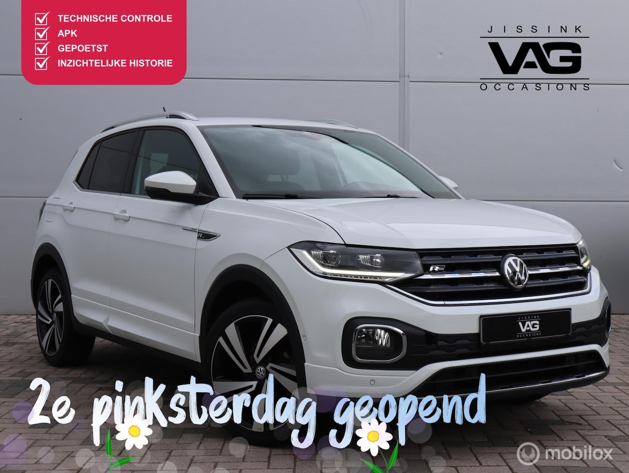 Volkswagen T-Cross - 1.0 TSI R-Line LED CarPlay ACC PDC Clima - AutoWereld.nl