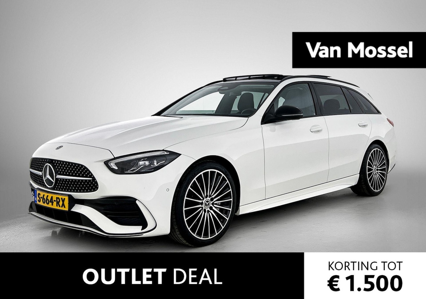 Mercedes-Benz C-klasse Estate - 200 AMG Line | AUTOMAAT | PANORAMADAK | AMG | ADAPTIEVE CRUISE | LED HIGH PERFORMANCE | VI - AutoWereld.nl
