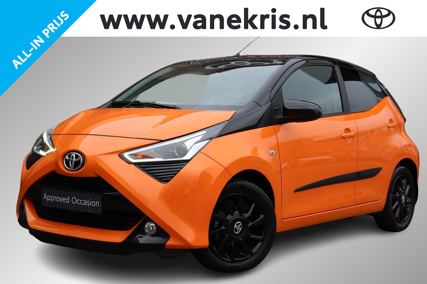Toyota Aygo - 1.0 VVT-i X-Cite Automaat, Parkeersensoren , Apple Carplay/Android Auto - AutoWereld.nl