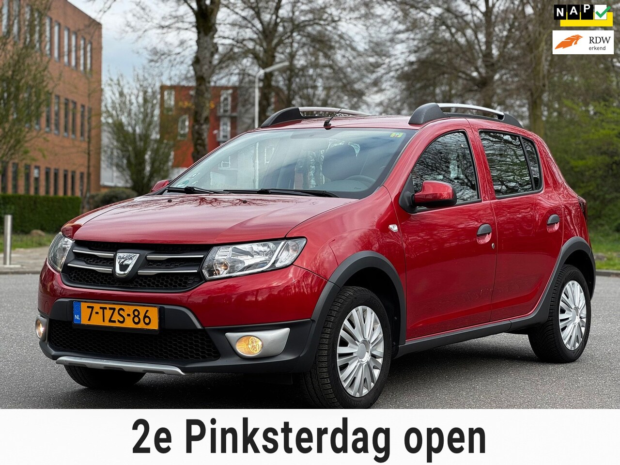 Dacia Sandero Stepway - 0.9 TCe Lauréate|NAVI|PSENSOR|AIRCO|CRUISE|TREKHAAK| - AutoWereld.nl