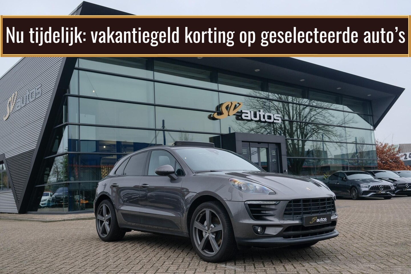Porsche Macan - S 3.0 D 258pk Panoramadak Bose Luchtvering Sport chrono Sportuitlaat Lane assist 20" LMV - AutoWereld.nl