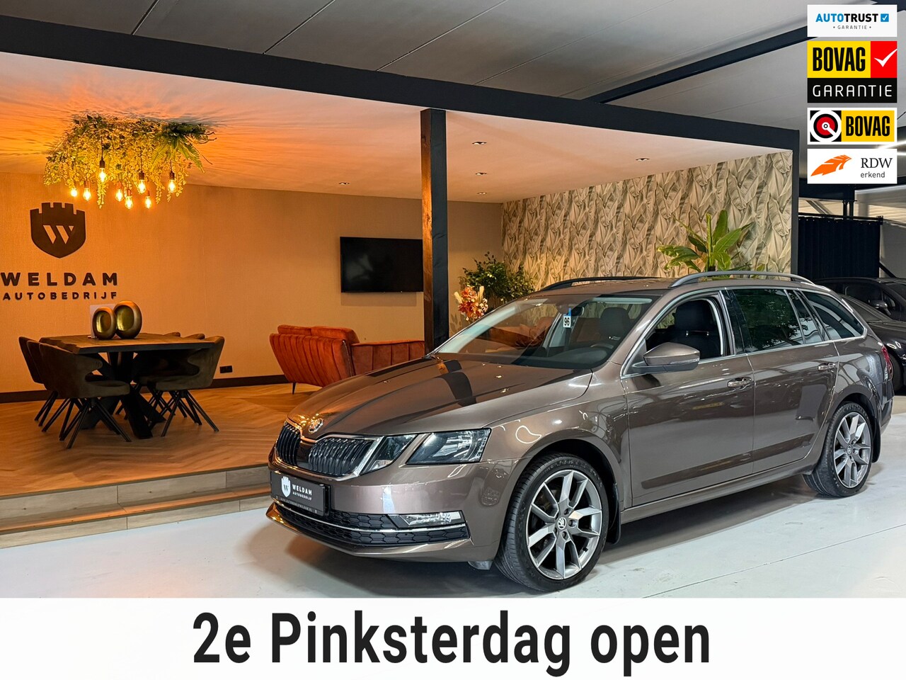Skoda Octavia Combi - 1.5 TSI Sport Business | 2020 | Automaat | Unieke bruine kleur | CarPlay | Stoelverwarming - AutoWereld.nl