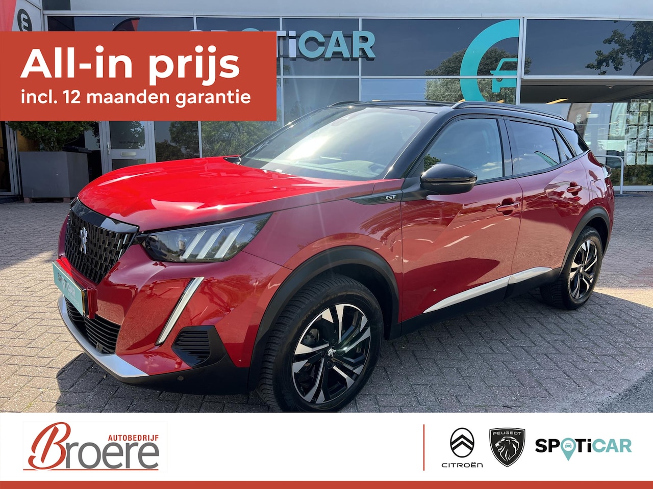 Peugeot 2008 - 1.2 Turbo 130pk GT EAT-8 Automaat Verwarmde voorstoelen - AutoWereld.nl