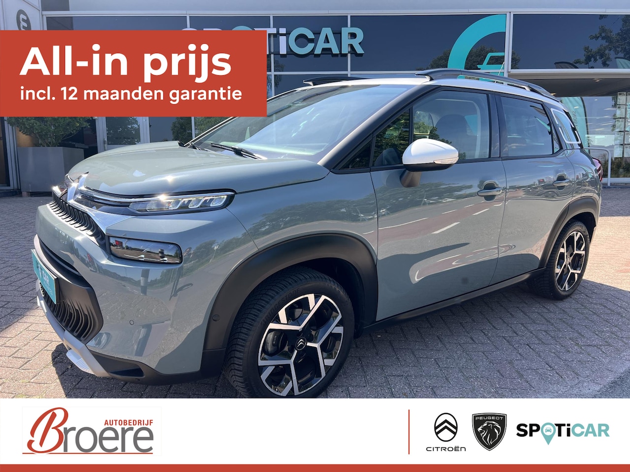 Citroën C3 Aircross - 1.2 Turbo 110 S&S Shine afneembare trekhaak, verw. vooruit - AutoWereld.nl
