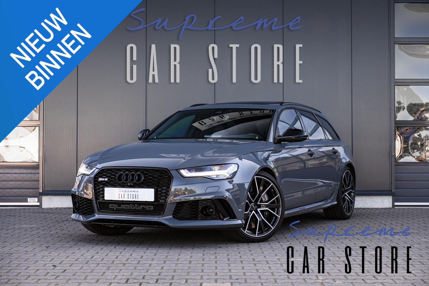 Audi A6 Avant - 4.0 TFSI RS 6 quattro performance Pro Line Plus | Milltek | Head-Up | Ceramic | Panoramada - AutoWereld.nl
