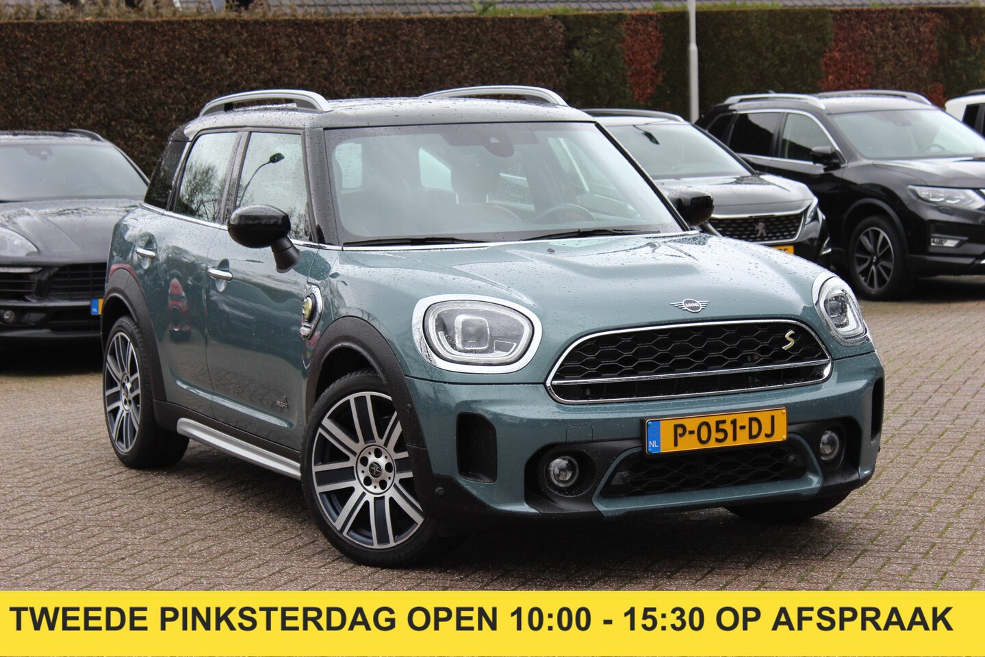 MINI Countryman - Mini 1.5 Cooper S E ALL4 MINI Yours / Camera / Head-up / Leder / Navigatie / 18'' / Stoelv - AutoWereld.nl