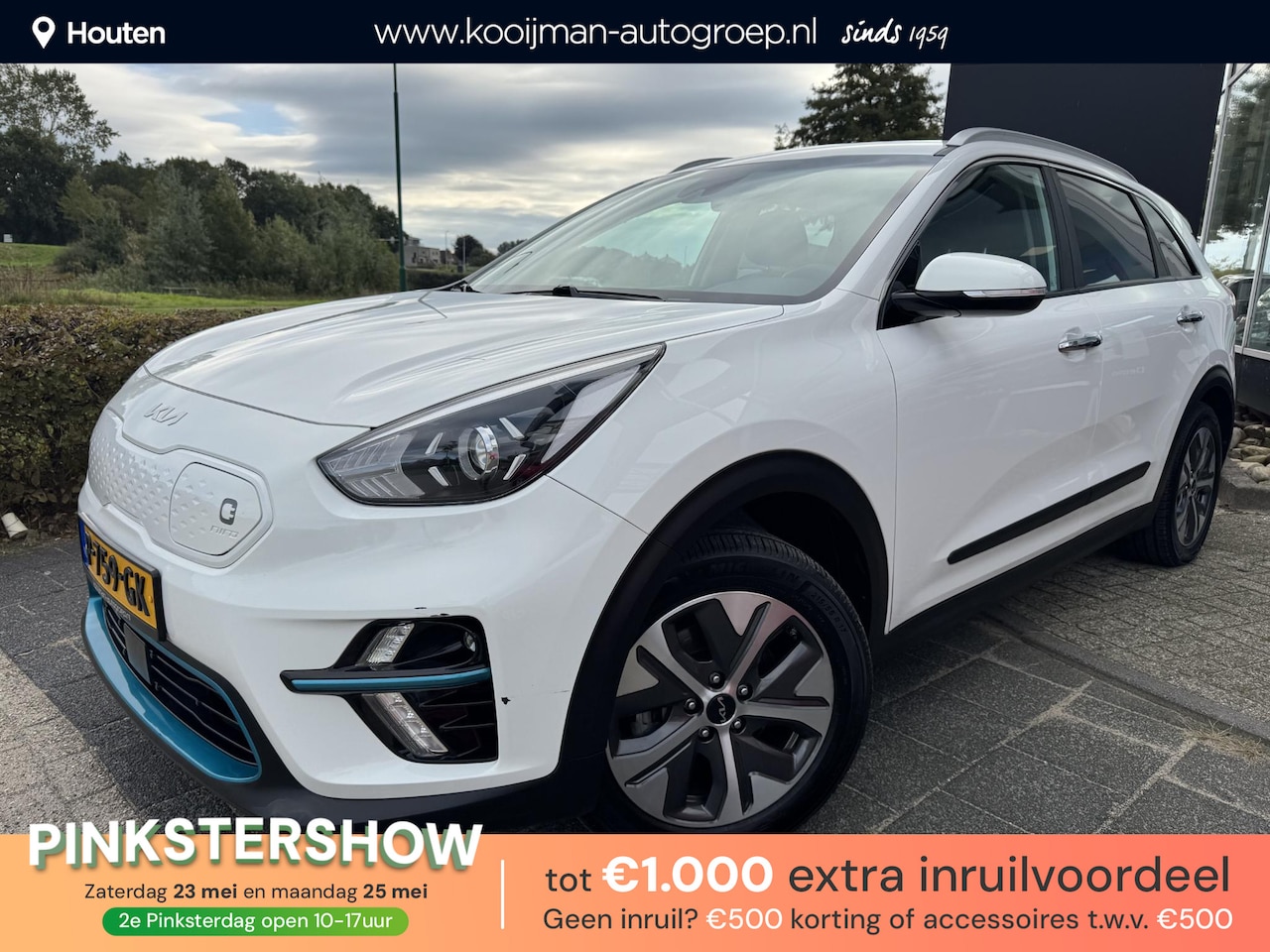 Kia e-Niro - ExecutiveLine 64 kWh Eerste Eigenaar, Dealeronderhouden, Stoelverwarming, Keyless, Adaptie - AutoWereld.nl