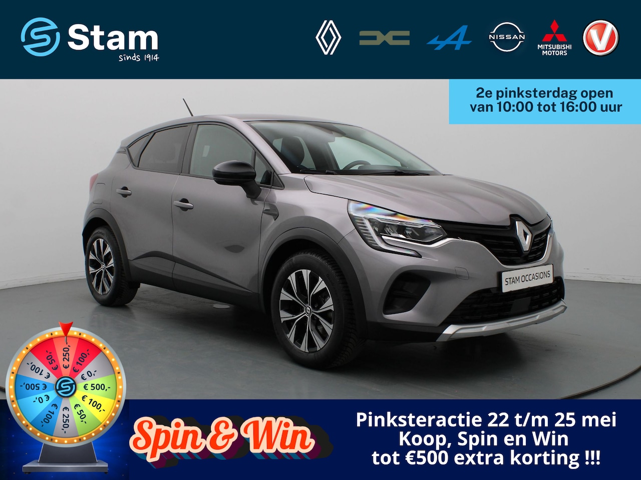 Renault Captur - 145pk E-Tech Hybrid Intens Cruise | Climate | Carplay | Navi | Parkeersens. achter - AutoWereld.nl