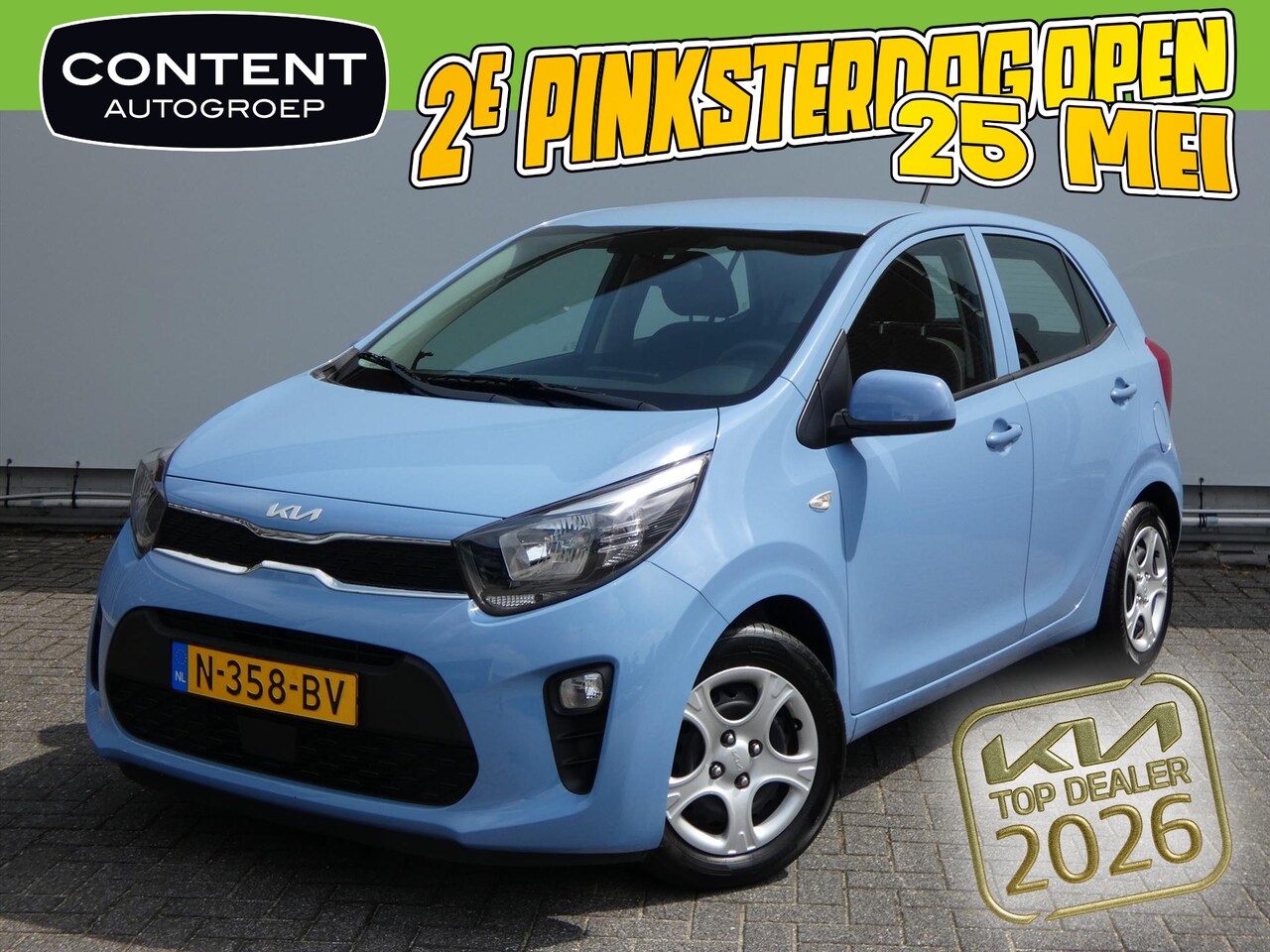 Kia Picanto - 1.0 MPi 67pk 4-zits ComfortLine / 34.000 KM !!! - AutoWereld.nl