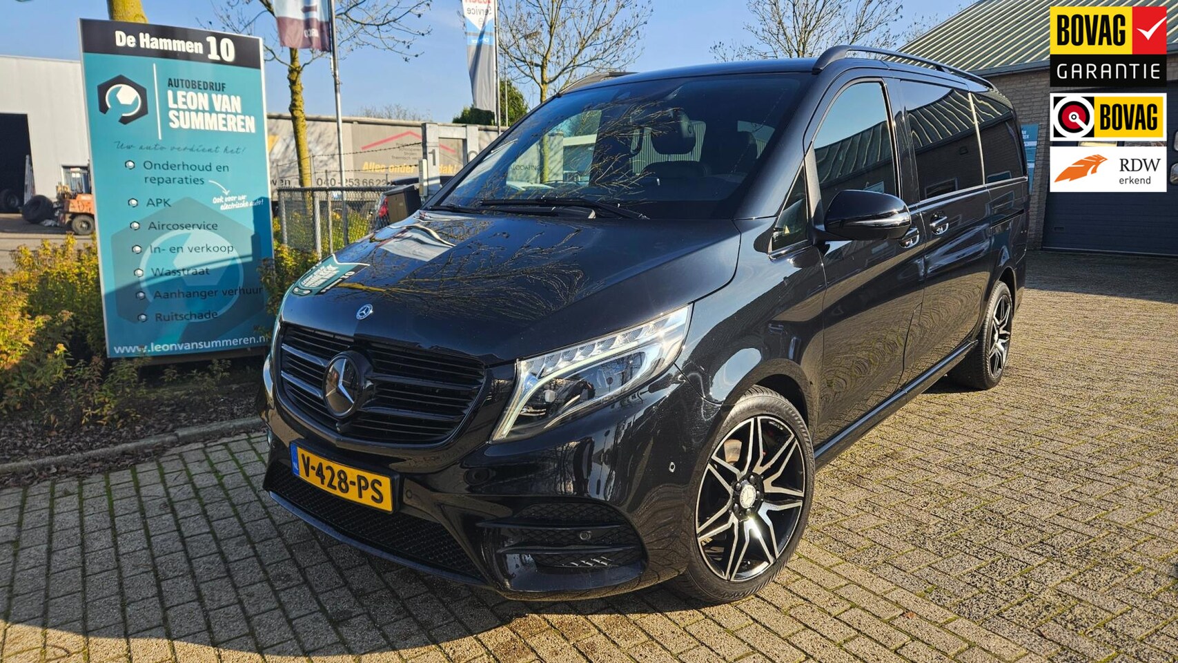 Mercedes-Benz V-klasse - 250d LangDC Avantgarde AMG l Carplay l Acc l Burmester audio l Panoramadak l 360 camera l - AutoWereld.nl