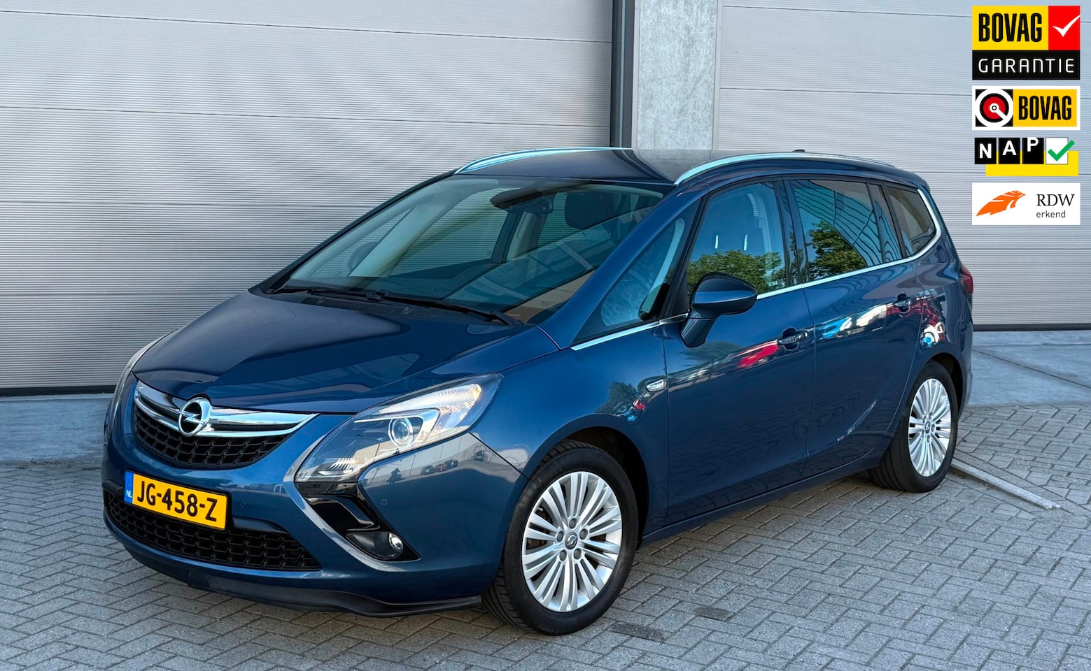 Opel Zafira Tourer - 1.4 140pk 7p. Blauw NAP|CLIMA|1E EIG. - AutoWereld.nl