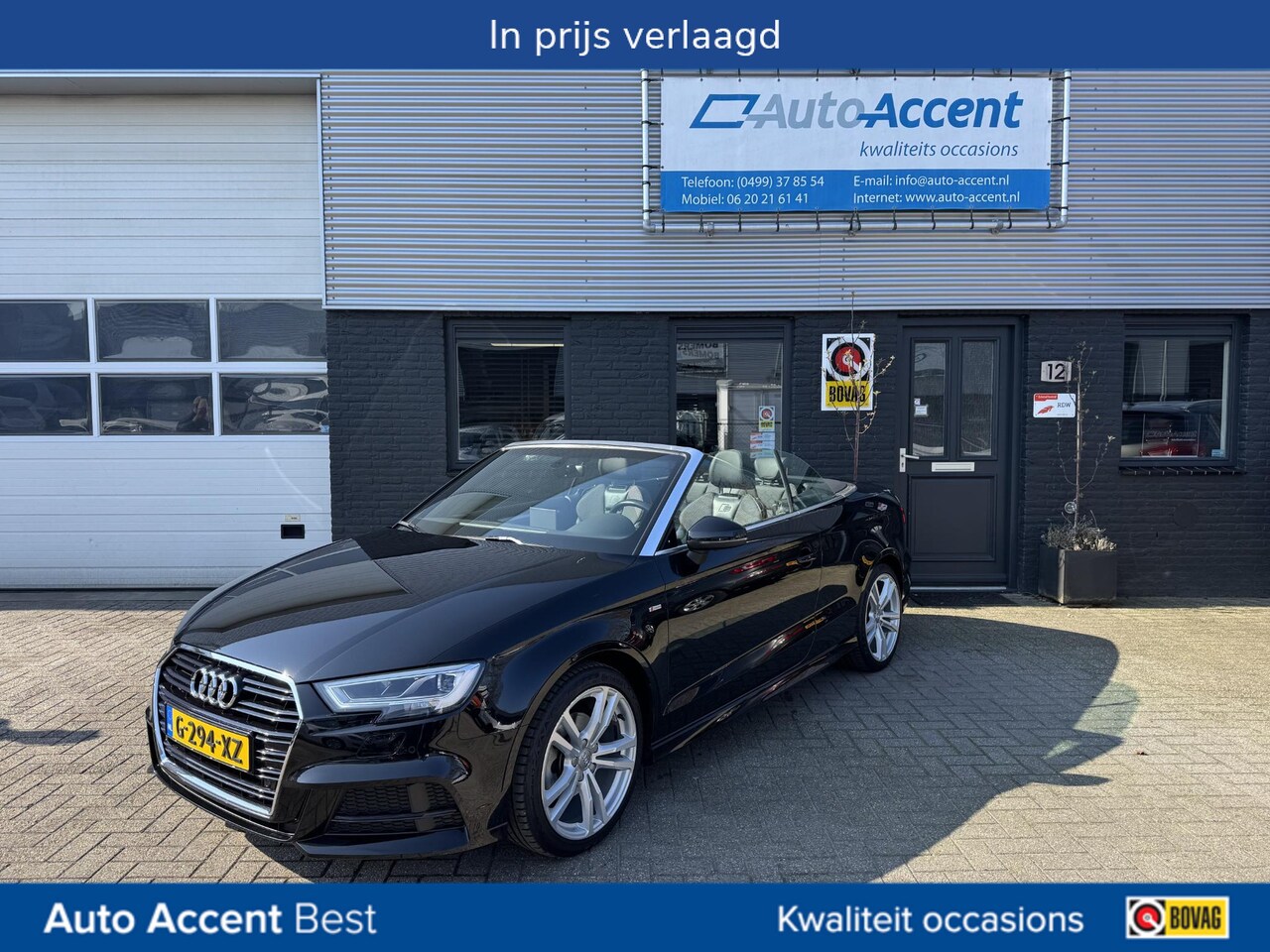 Audi A3 Cabriolet - 35 TFSI CoD Advance Sport S-Line Edition/Navi/47dkm... Summer time!!! - AutoWereld.nl