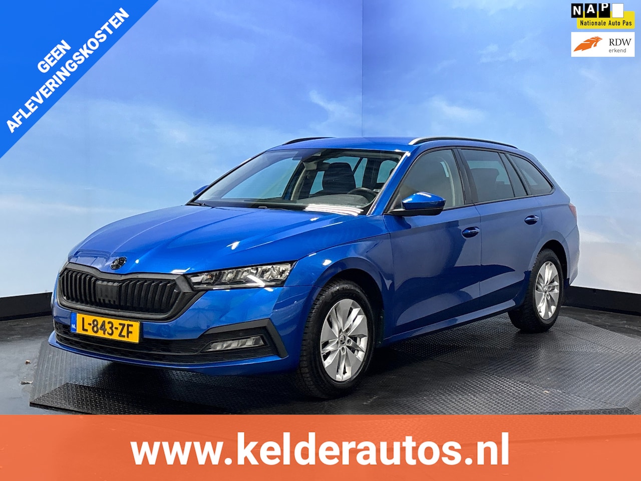 Skoda Octavia Combi - 1.0 TSI Business Edition Clima | Navi | Camera | Trekhaak - AutoWereld.nl