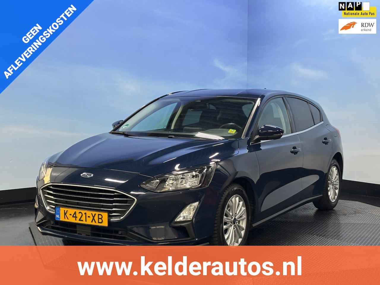 Ford Focus - 1.0 EcoBoost Hybrid Titanium X Business Navi | Clima | Cruise | Camera | Trekhaak - AutoWereld.nl