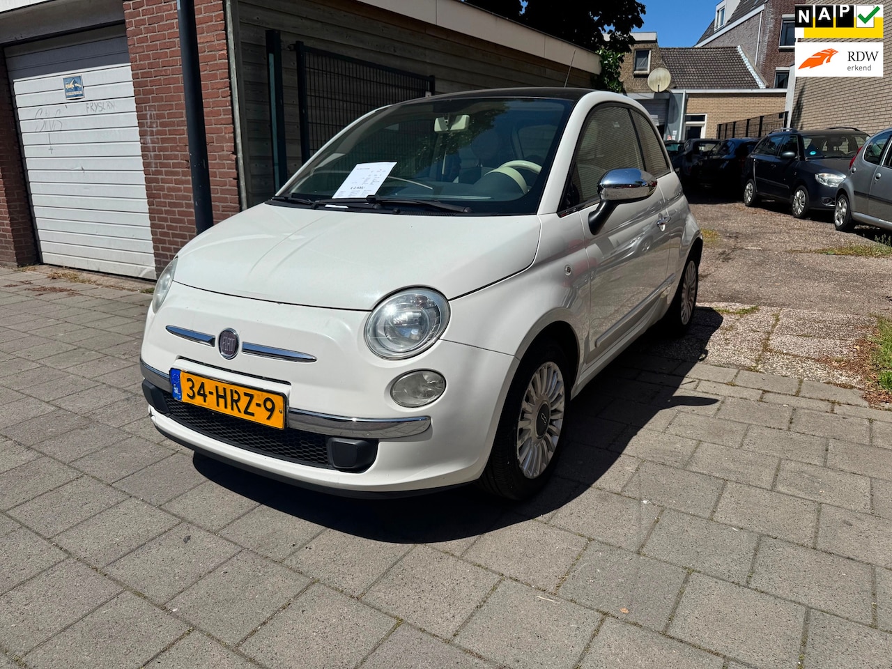Fiat 500 - 1.2 Lounge nap leuke auto! - AutoWereld.nl