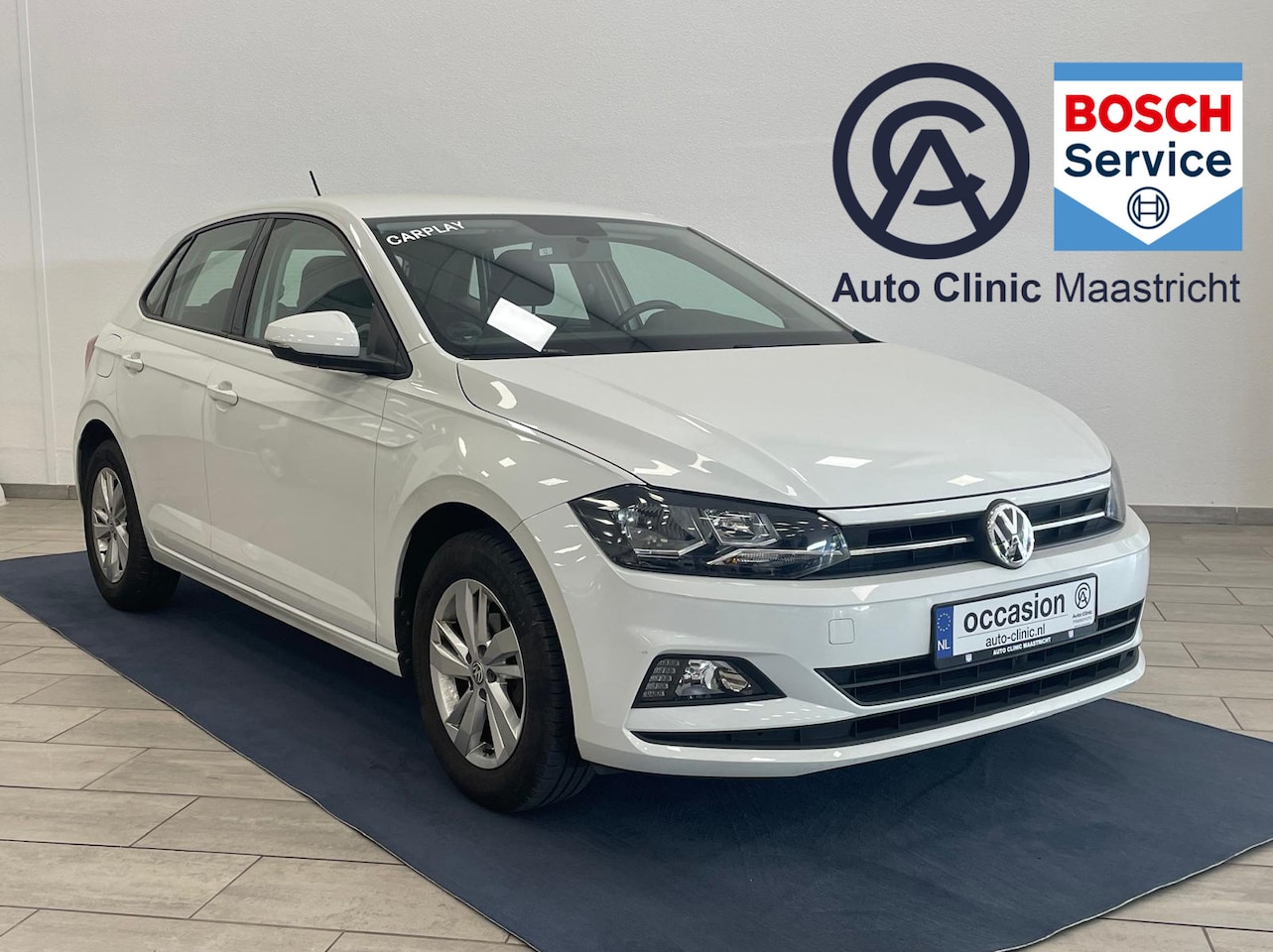 Volkswagen Polo - 1.0 BlueMotion 95pk 5-DRS Connected Series / CARPLAY / FROZEN WHITE / - AutoWereld.nl