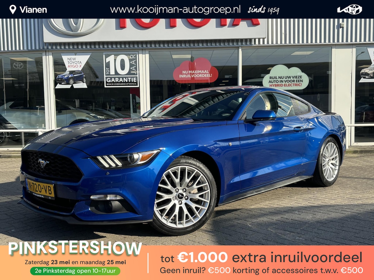 Ford Mustang Fastback - Ford Fastback, 3.8 V6, Kleppensysteem in uitlaat Uniek in NL, slechts 89000KM! Ford Mustan - AutoWereld.nl
