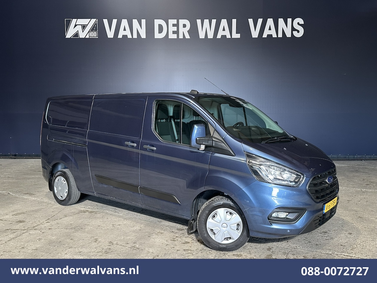 Ford Transit Custom - 2.0 TDCI 131pk L2H1 Euro6 Airco | Camera | LED | Cruisecontrol | Verwarmde voorruit Parkee - AutoWereld.nl