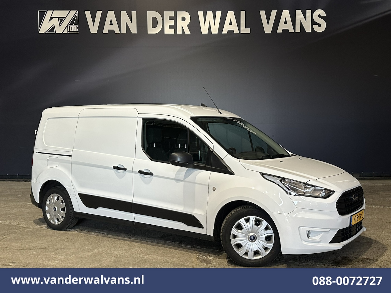 Ford Transit Connect - 1.5 EcoBlue 100pk L2H1 Euro6 Airco | 2x zijdeur | Camera | Navigatie | Apple Carplay | Cru - AutoWereld.nl