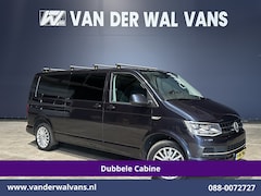 Volkswagen Transporter - 2.0 TDI 204pk Automaat L2H1 Dubbele Cabine Euro6 Airco | 5-Zits | Camera | Navigatie | 250