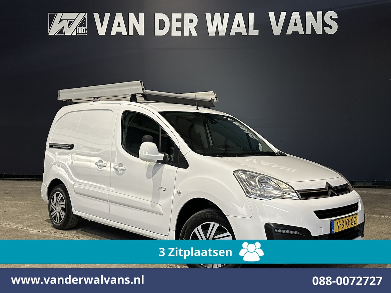 Citroën Berlingo - 1.6 BlueHDI L1H1 Euro6 Airco | 3-Zits | Apple Carplay | Cruisecontrol | Imperiaal Trekhaak - AutoWereld.nl