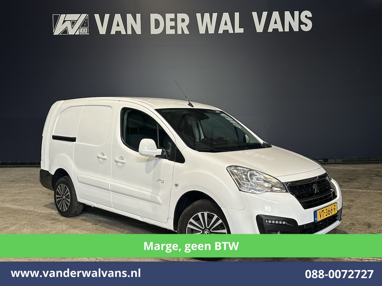 Peugeot Partner - 1.6 HDi 90pk **MARGE, GEEN BTW** L2H1 Airco | Navigatie | Apple Carplay | Cruisecontrol Pa - AutoWereld.nl