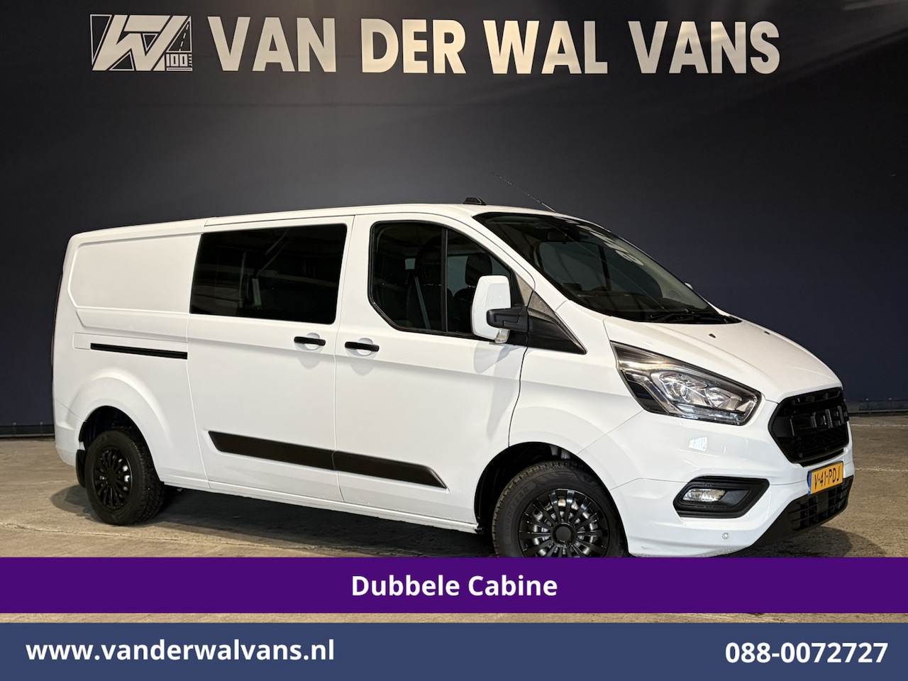 Ford Transit Custom - 2.0 TDCI 131pk L2H1 Dubbele Cabine Euro6 Airco | 6-Zits | Navigatie | LED | Apple Carplay - AutoWereld.nl