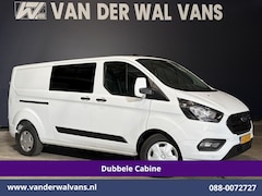 Ford Transit Custom - 2.0 TDCI 131pk L2H1 Dubbele Cabine Euro6 Airco | 6-Zits | Cruisecontrol | 2550kg Trekhaak