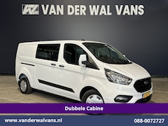 Ford Transit Custom - 2.0 TDCI 130pk L2H1 Dubbele Cabine Euro6 Airco | 5-Zits | Navigatie | Apple Carplay | LED
