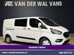 Ford Transit Custom - 2.0 TDCI L2H1 Dubbele Cabine Inrichting Euro6 Airco | 6-Zits | Camera | LED | Apple Carpla