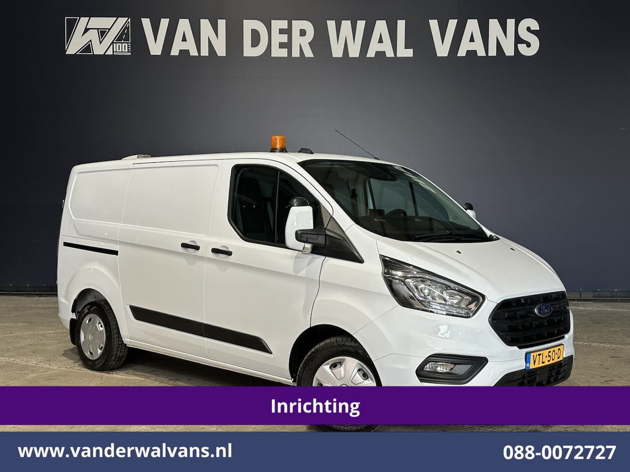 Ford Transit Custom - 2.0 TDCI L1H1 Inrichting Euro6 Airco | Camera | Omvormer | LED | Cruisecontrol | Android A - AutoWereld.nl