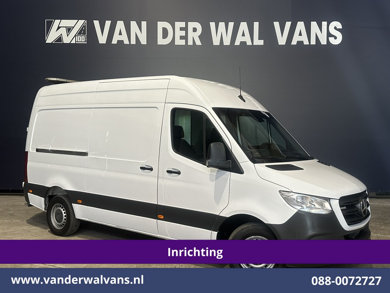 Mercedes-Benz Sprinter - 316CDI 163pk 3500kg Trekhaak L2H2 Inrichting Euro6 Airco | Camera | Apple Carplay Android - AutoWereld.nl