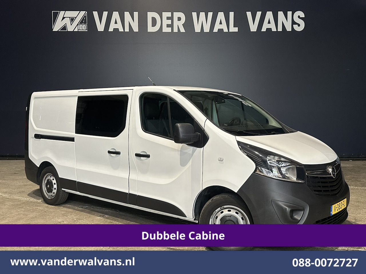 Opel Vivaro - 1.6 CDTI 122pk L2H1 Dubbele Cabine Euro6 Airco | Camera | Trekhaak | LED | 5-Zits Cruiseco - AutoWereld.nl
