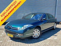 Citroën C6 - 2.2 HdiF 160pk, climate control, electrische voorstoel, cruisecontrol, leder int, parkeers