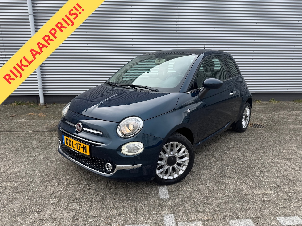 Fiat 500 - 1.2 Lounge 1.2 Lounge,Pano,Navi/Carplay,Bluetooth,Cruisecontrol,Virtueel,Parkeersensoren, - AutoWereld.nl
