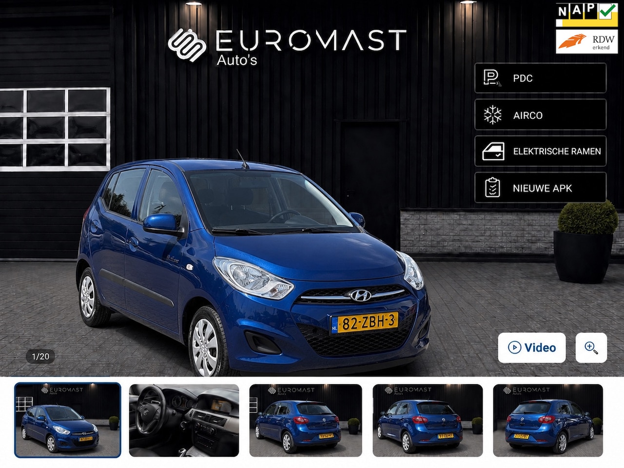 Hyundai i10 - 1.0 i-Drive Cool Airco 5d Elektrische Ramen Nieuwe Apk - AutoWereld.nl