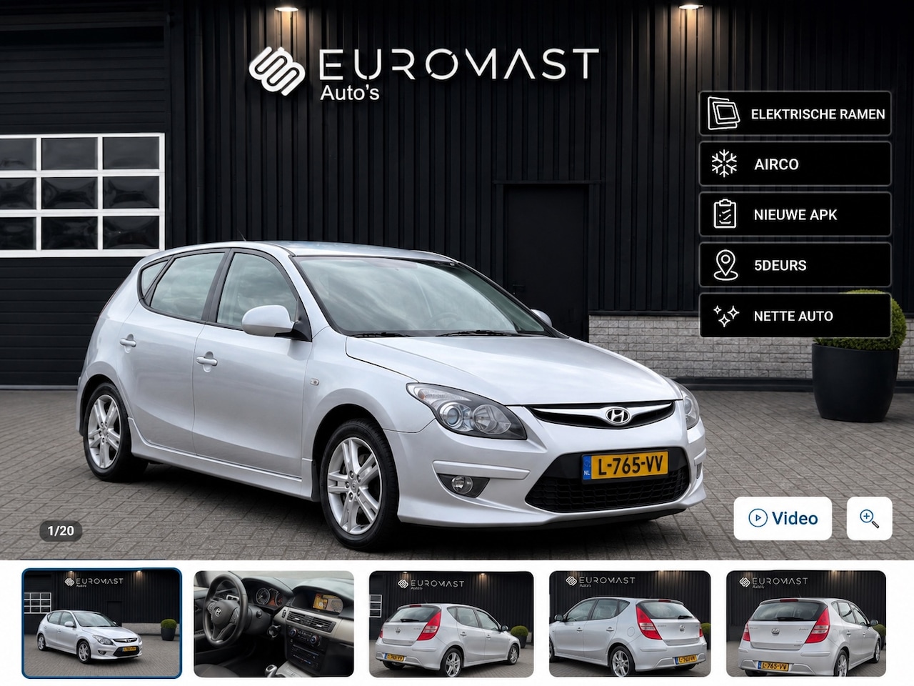 Hyundai i30 - 1.4i i-Drive Airco Elektrische Ramen 5d Nieuwe Apk - AutoWereld.nl