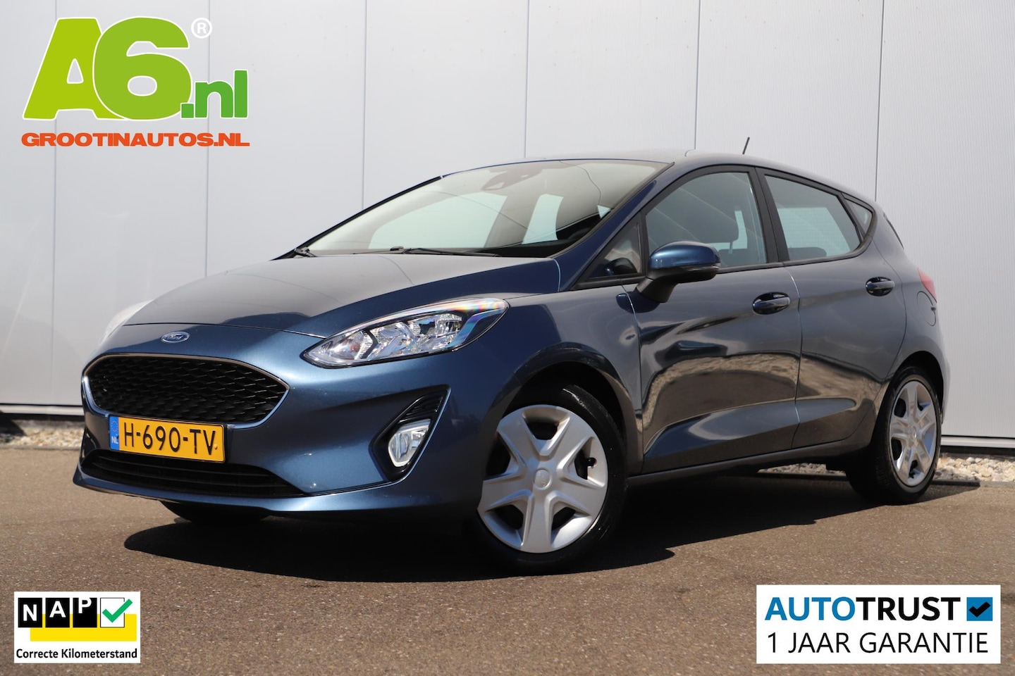 Ford Fiesta - 1.0 EcoBoost Connected Navigatie Airco Cruise Control Carplay Android - AutoWereld.nl