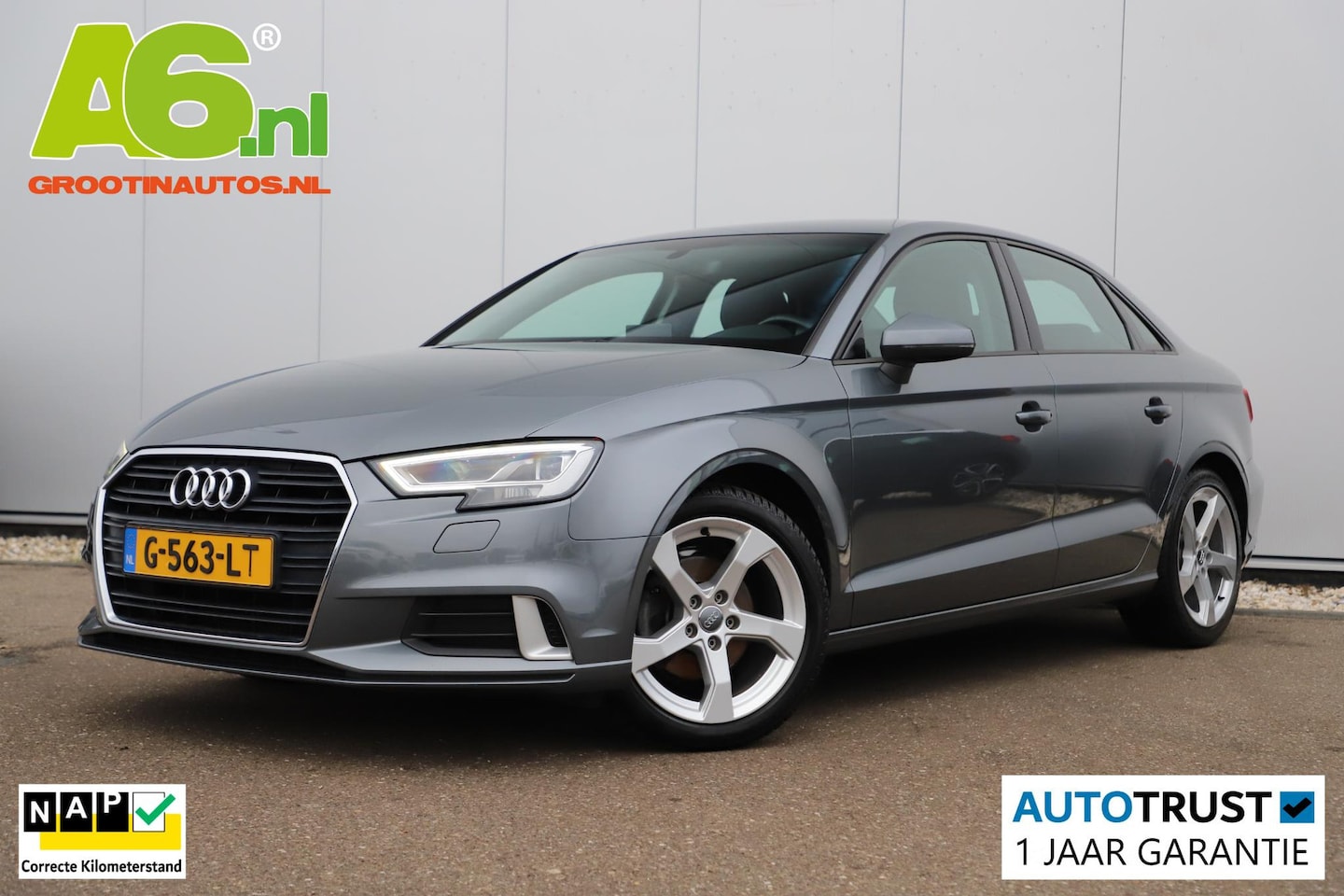 Audi A3 Limousine - 35 TFSI CoD Advance 150PK Automaat Virtual Cockpit Bruin Leder LED Navigatie Carplay Clima - AutoWereld.nl