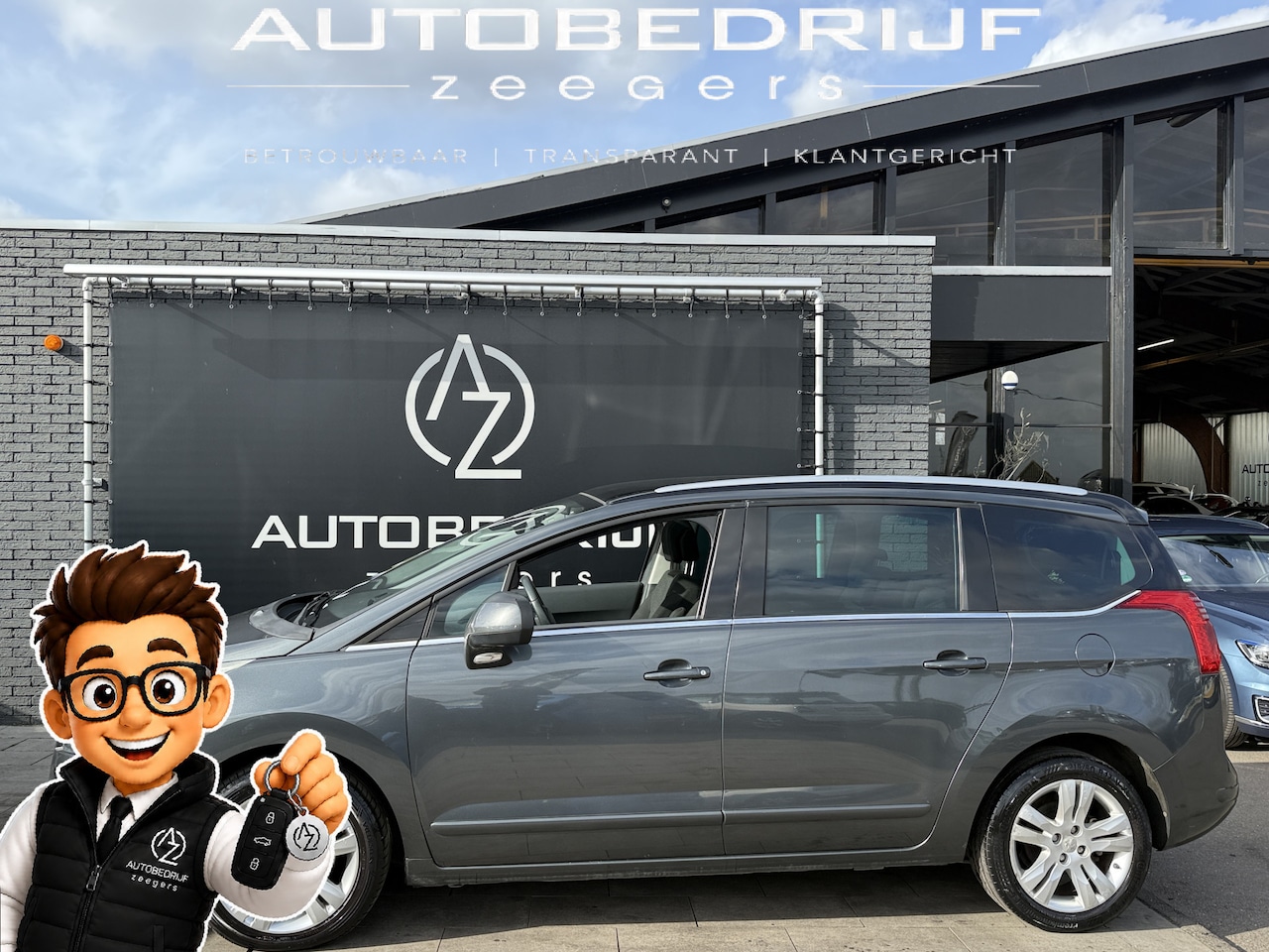 Peugeot 5008 - 1.6 Blue Lease Executive 7 Persoons *Glasdak*Navi* - AutoWereld.nl