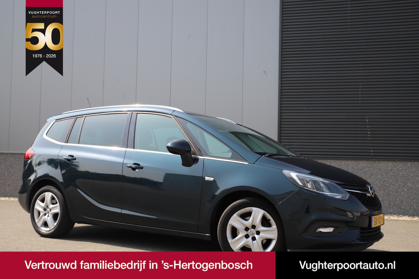 Opel Zafira - 1.4 Turbo/120pk/7-persoons/Cruise/Carplay/Emerald Green/PDC/Led - AutoWereld.nl