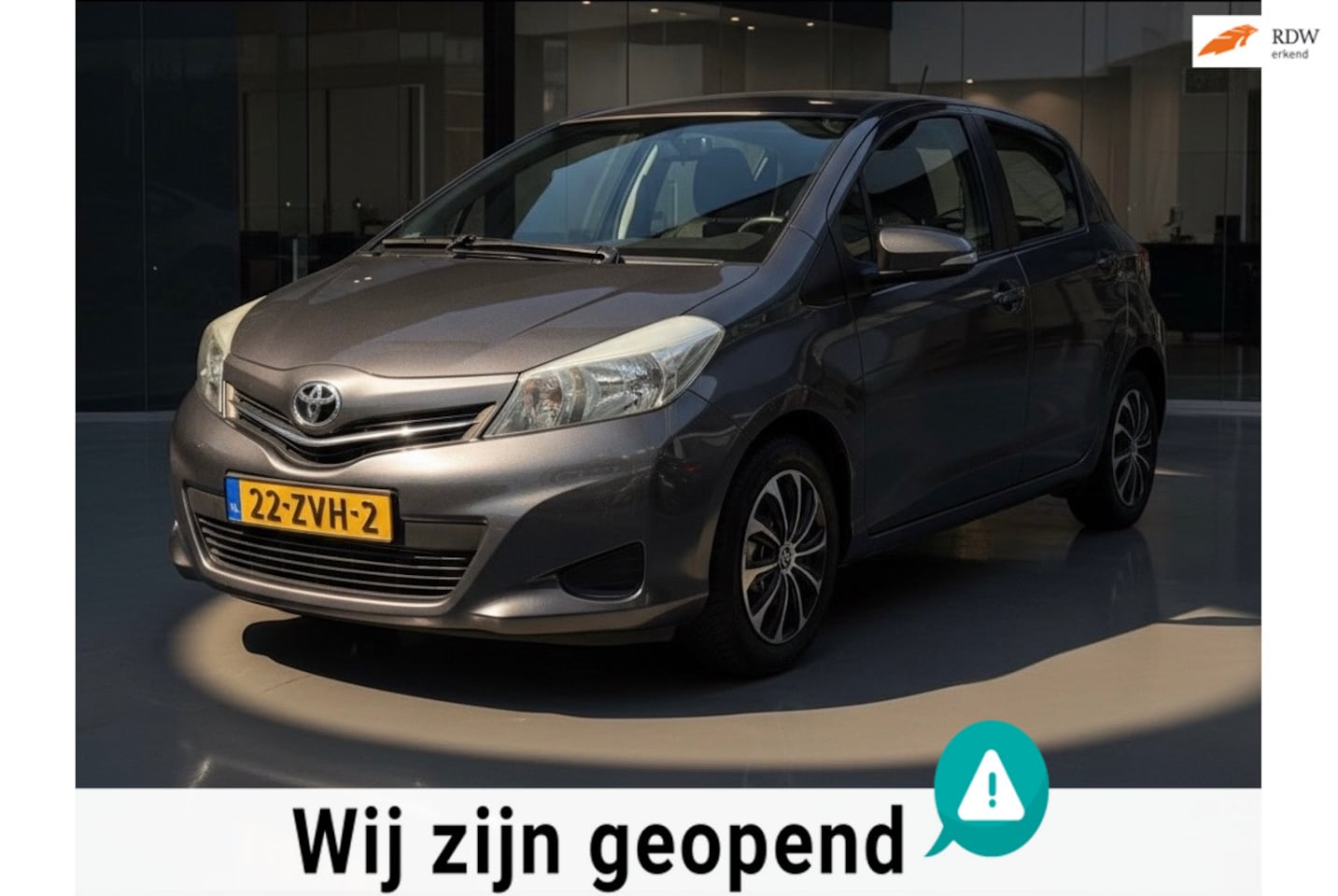 Toyota Yaris - 1.0 VVT-i Aspiration-airco-1 jaar apk-camera-elek ramen-lm velgen-dealer onderhouden - AutoWereld.nl
